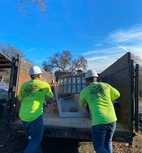 construction site clean up & debris hauling company near me